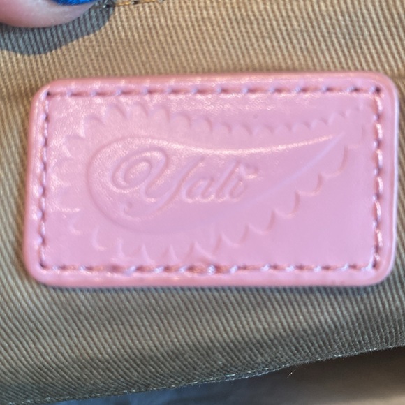 Canvas and Leather Peacock Tote Bag Designed by Childhood Cancer Survivor - Picture 10 of 12